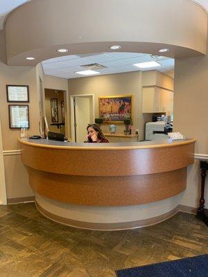 Reception desk
