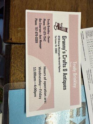 Granny's House of Crafts