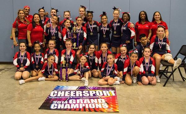 Senior Lvl 2 & Youth Lvl 1 after competing at Cheersport Miami