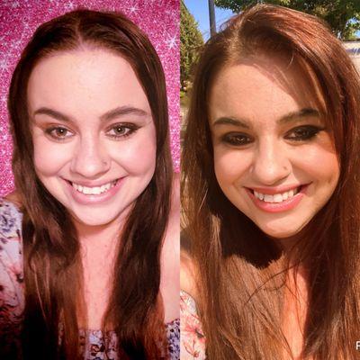Here is a before and after picture of my haircut I highly recommend Melissa