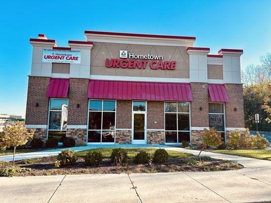 Outside building of Hometown Urgent Care & Occupational Health in Englewood, OH