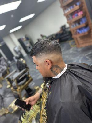 Place: Evo Barbershop. Barber: Oliver