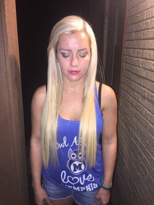 After color and extensions back in looks fabulous!!