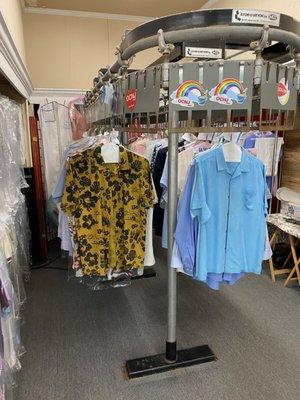 Interior shot (clean and organized like a good cleaners should be)