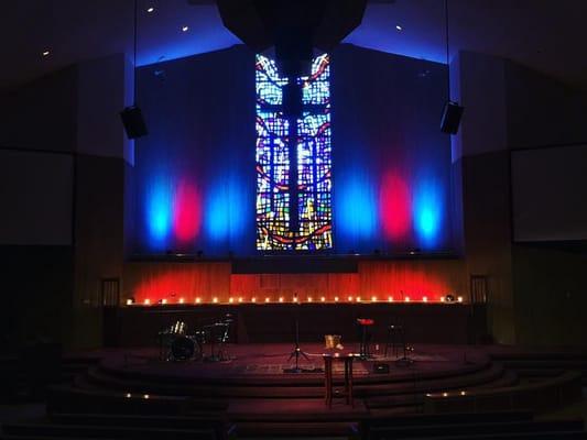 The stage set for the series 'Brand New'