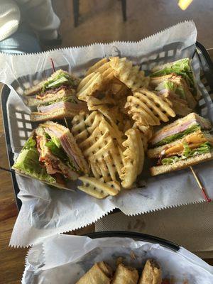 The fries were delicious