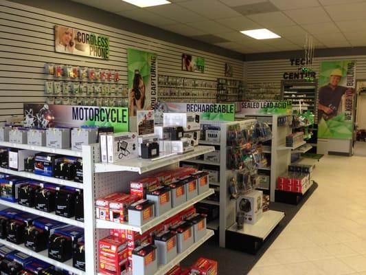 Battery Giant carries Powersport Batteries and a large selection of Camera and Home Phone Batteries.