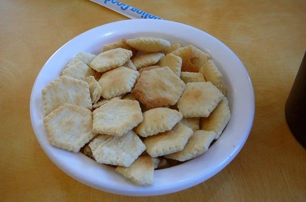 crunchy oyster crackers go great with chili