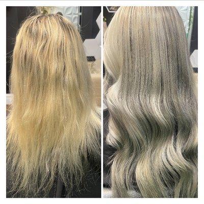 Obsessed with my color and extensions!!!