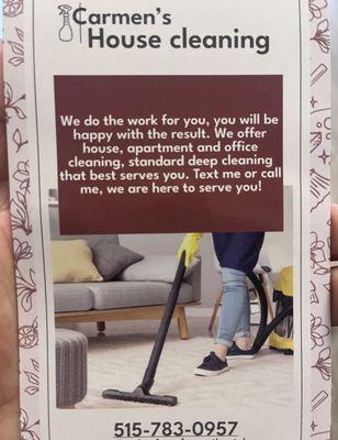 Carmen’s House Cleaning