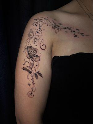 Tattoos done by @lupe.tattoos