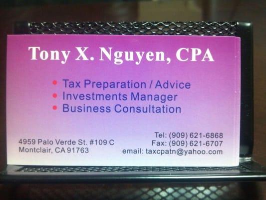 Tony X Nguyen, CPA