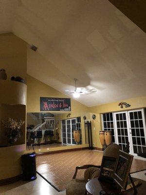 Quiet Studio at night