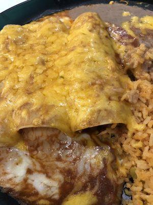 Huge portions. Enchiladas were good.