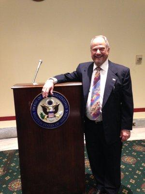 Dr. Alpher bringing awareness on sleep disorders to the House of Representatives