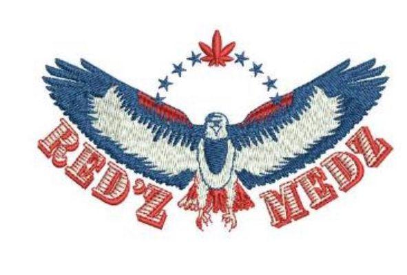 Reds Meds eagle logo digitized