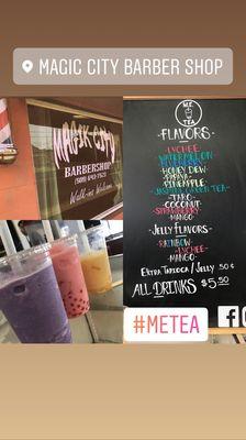 They serve bubble tea there now!