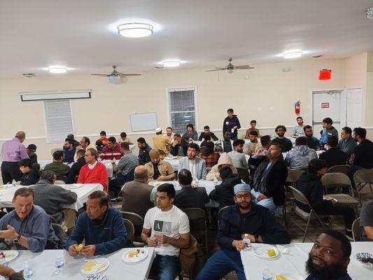 Social Gathering at Islamic Center