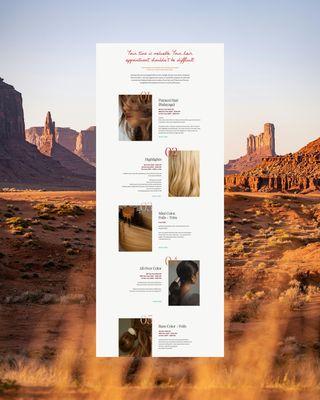 *New Website* Faster service booking, streamlined menu. www.mishawnaromerohair.com