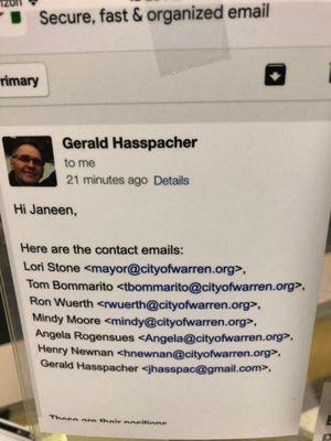 This is list of people that I highly encourage you to write to.