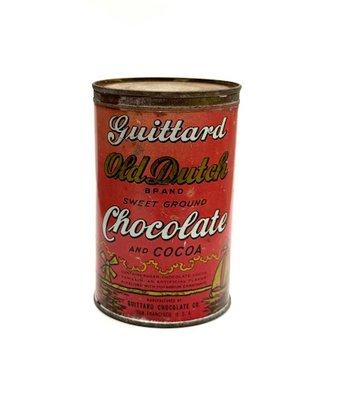 Early product from Guittard Chocolate Company.