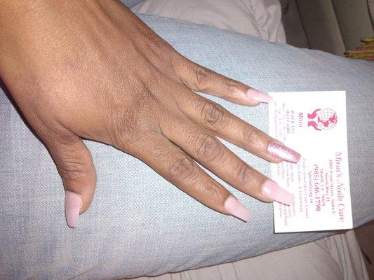 Nails done by Mrs. Mina