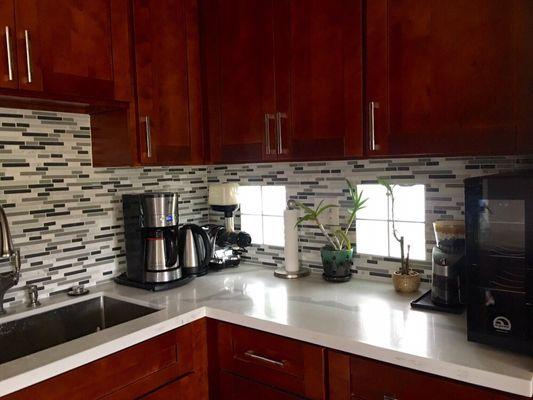 Hawaii Glass Block Inc custom prefabricated panels for my kitchen.