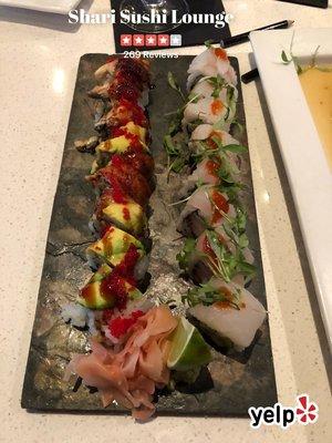 Ceviche roll is a go to