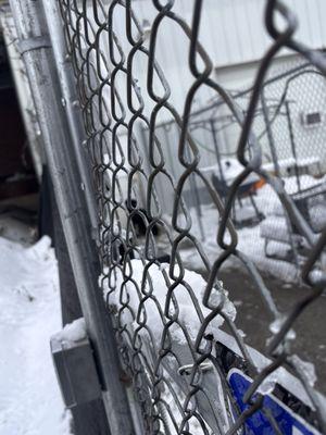 Big ass guard dog will urinate all over your vehicle. their 300 lbs bodyguard and the huge rottie protect the lot for a reason. gross