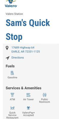 information about gas station
