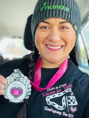 2023 5K Finisher medal