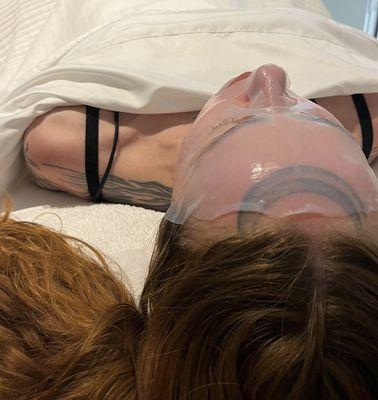 Post micro needling treatment; so soothing!