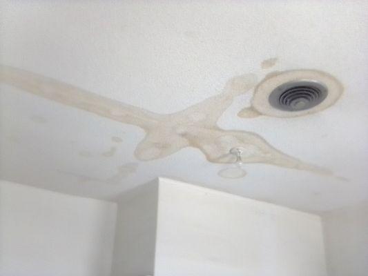 Constant water leaks