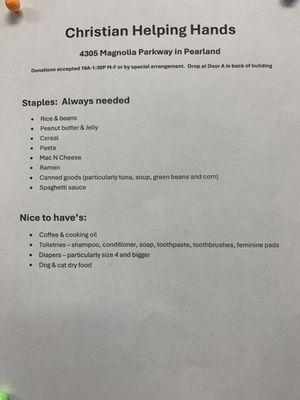 Christian Helping Hands