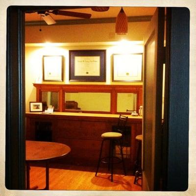 My new office is...