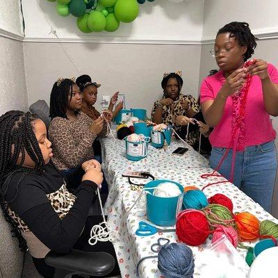 Our Crochet classes can offer lessons from beginner-advance