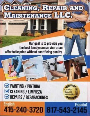 CRM Cleaning Repair And Maintenance