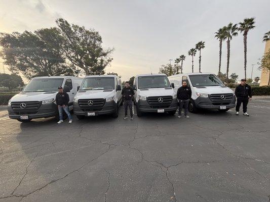 Hi tech plumbing team