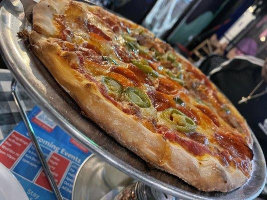 12" small pizza. (6 slices)