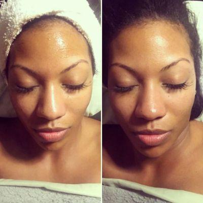 Get your face glowing with our natural Pomegranate Enzyme Facial peel!!