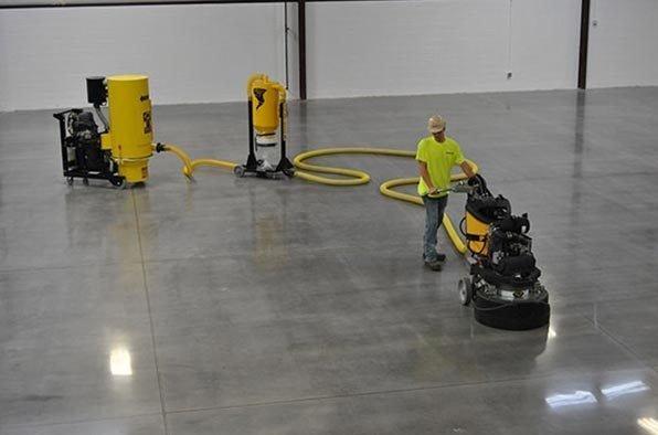 Polish Concrete Interior warehouse