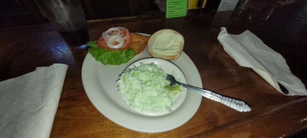 This is The Mini with slaw.