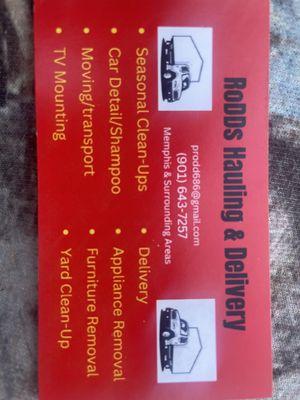 RoDD's Delivery And Hauling
