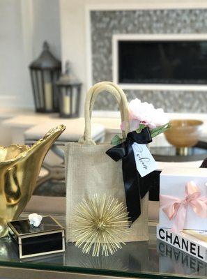 Custom Hotel Guest Welcome Totes