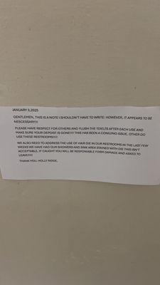 Notes from management