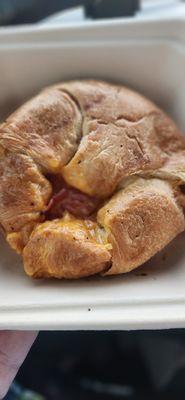 Bacon , Egg , Cheese on a croissant