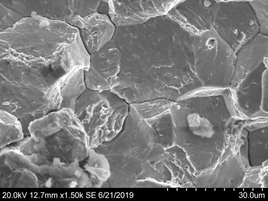 SEM Image of Hydrogen Embrittlement Fracture Surface