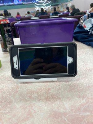 I don't play, I just go when my girlfriend goes and plays, I just watch movies and listen to my music