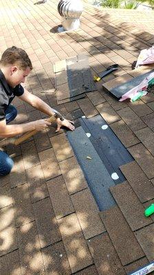 Handling some same day repairs.