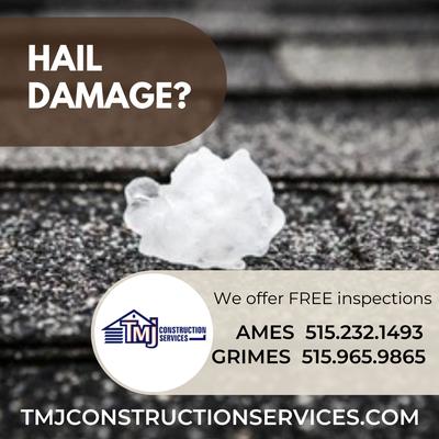 TMJ has been serving Central Iowa since 2001. We offer free inspections and can help you navigate your insurance claims.